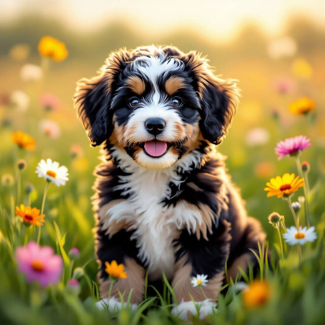 Bernedoodle Images - AI Generated gallery