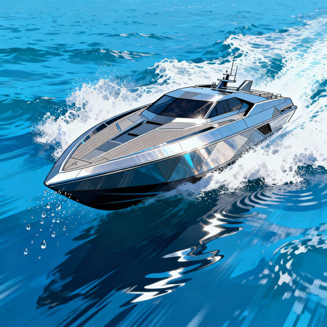 Speed Boat Drawings gallery
