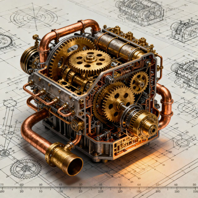 Mechanical Drawings - Made With AI gallery