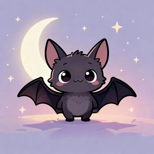 Bat Drawings For Kids gallery