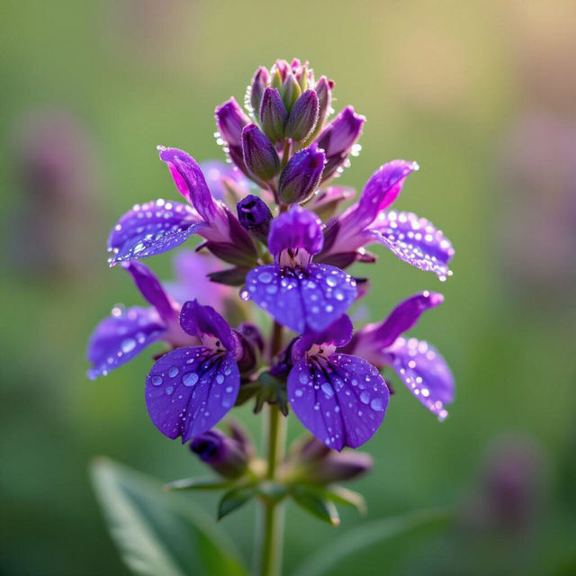 Salvia Flower Images - Created With AI gallery