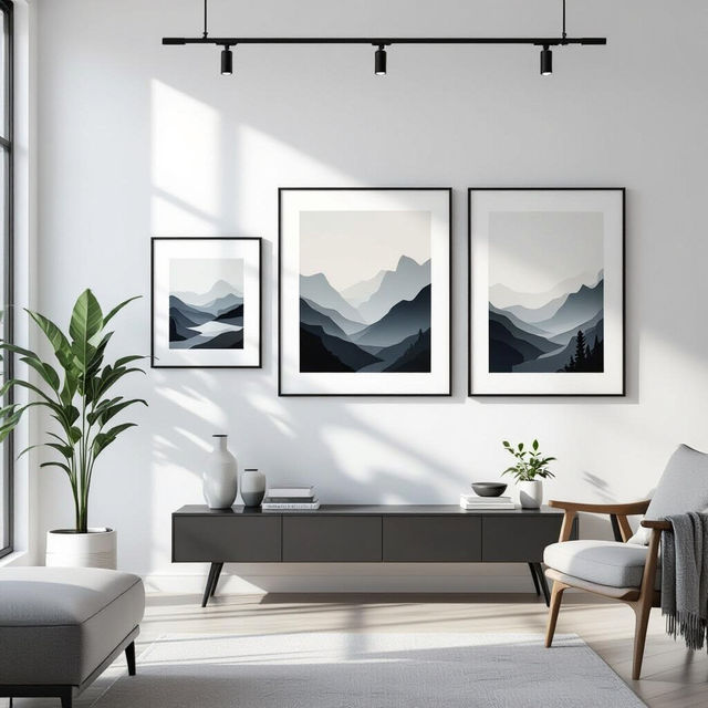 Picture Hanging Rail Systems - Effortless Art Display gallery