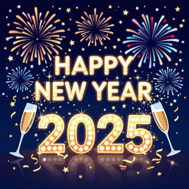 Animated Happy New Year 2025 Images gallery
