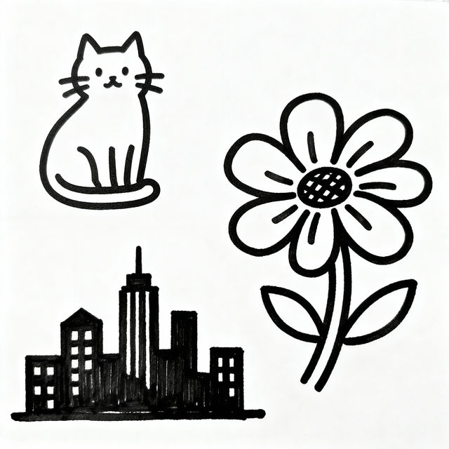 Easy Sharpie Drawings - Made With AI gallery