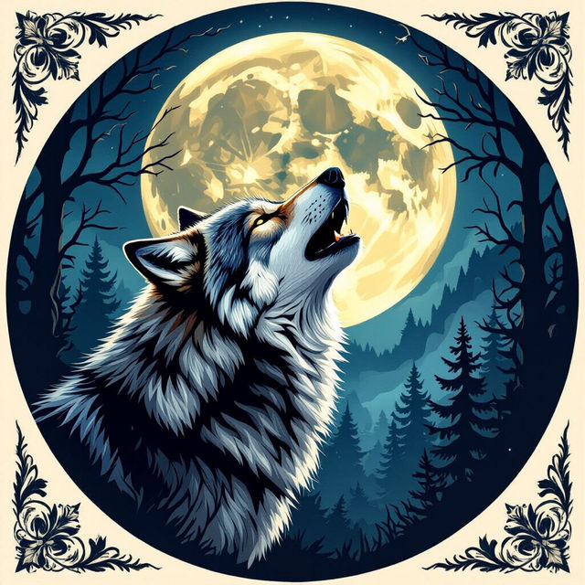 Wolf Wall Art - AI Generated gallery