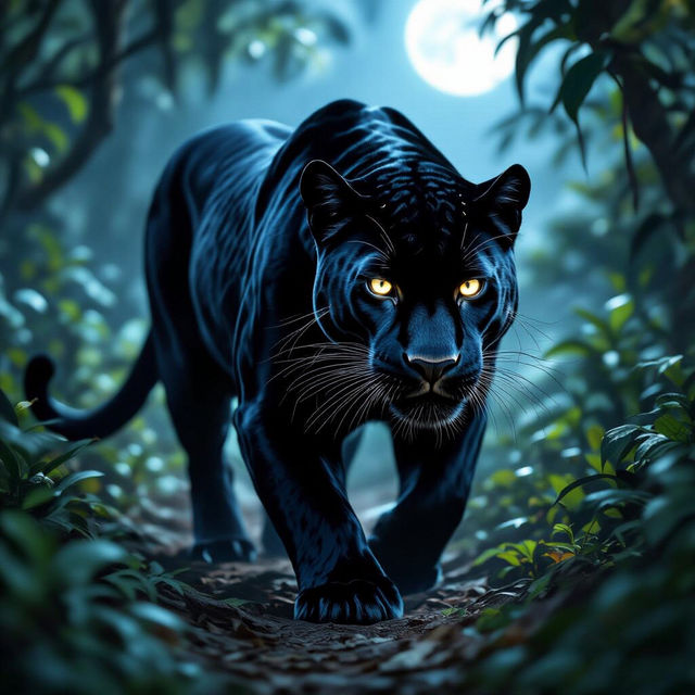 Pictures Of Black Panthers - Made With AI gallery