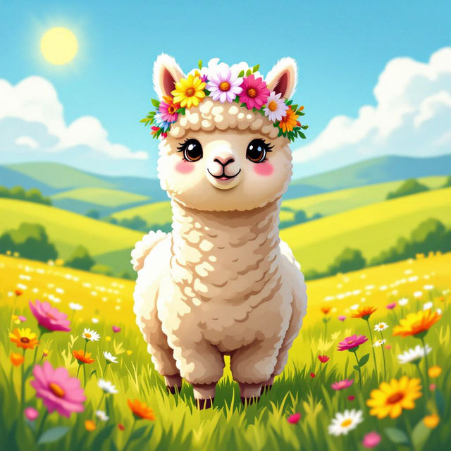 Pictures Of Alpacas - AI Generated gallery