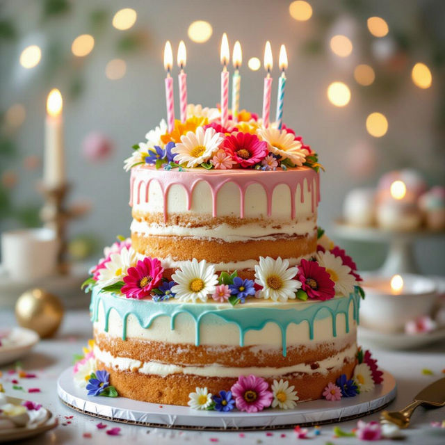 AI Birthday Cake Images Gallery gallery