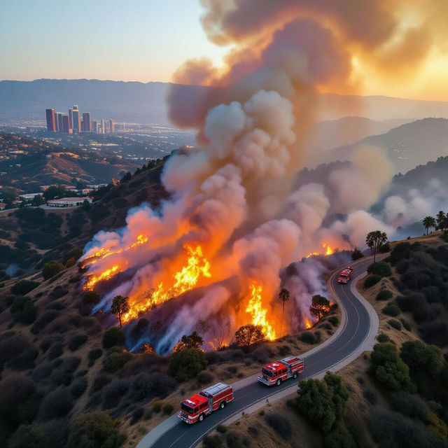 Pictures Of LA Fire Damage gallery