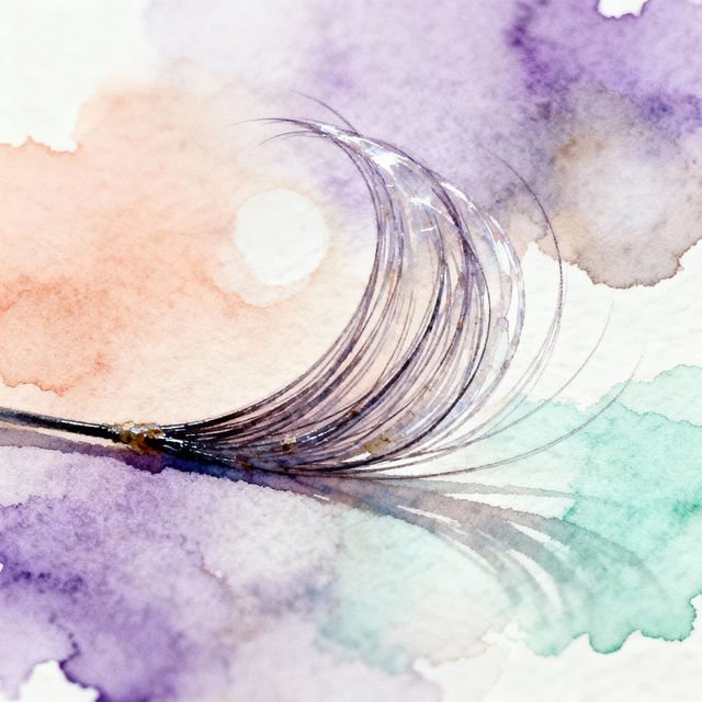 Eyelash Drawing - AI Generated Art gallery