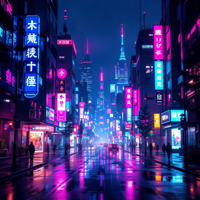 Neon Wallpapers - Made With AI gallery