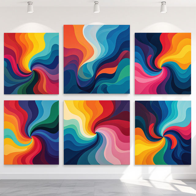 Wrapped Canvas Wall Art - AI Generated gallery