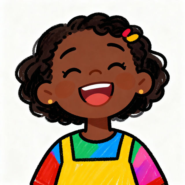 Cute Black Girl Drawing gallery