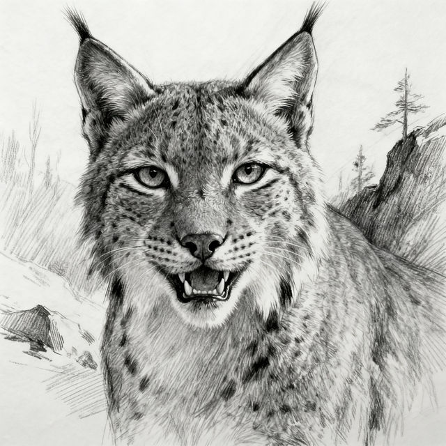 Lynx Drawings - AI Generated Art gallery