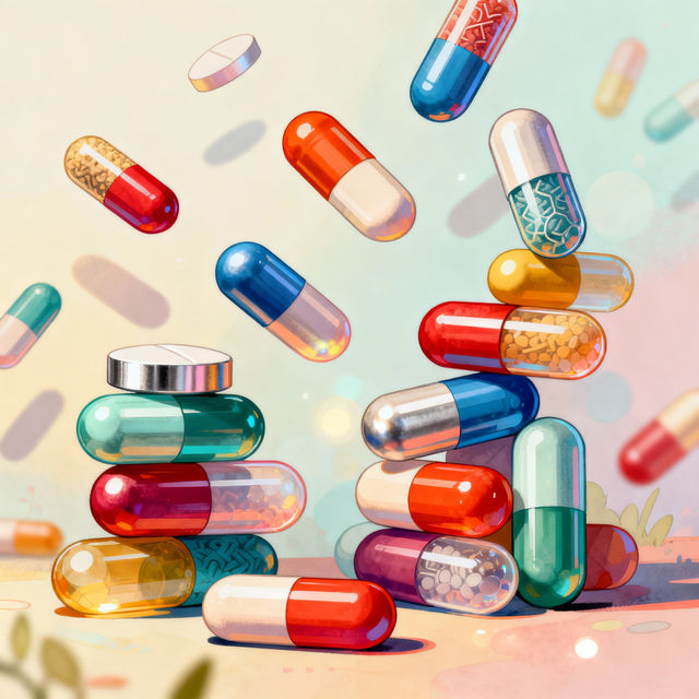 Pills Drawing Art gallery