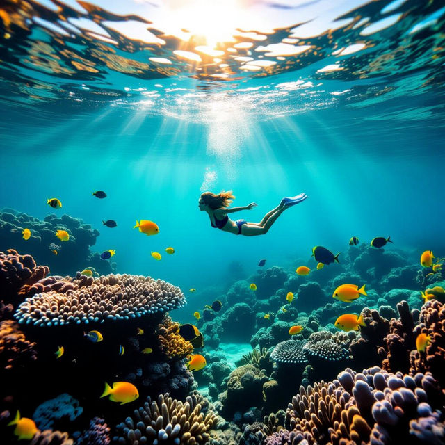 Swimming Images - AI Generated gallery