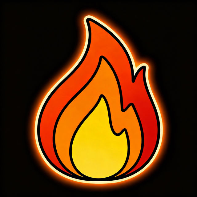 Easy Flame Drawing gallery