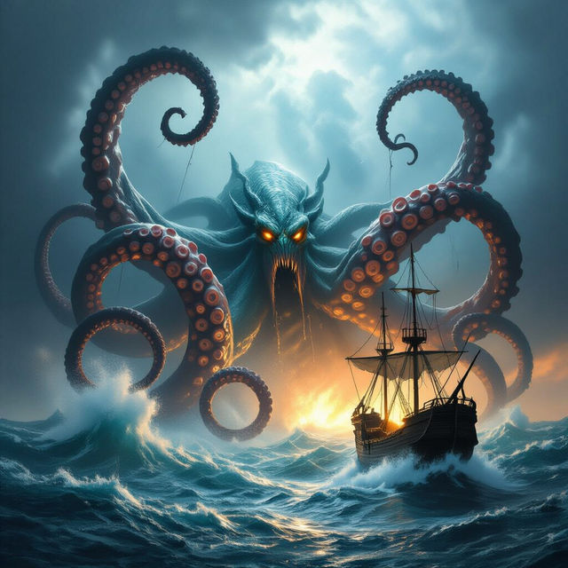 Pictures Of The Kraken - Made With AI gallery
