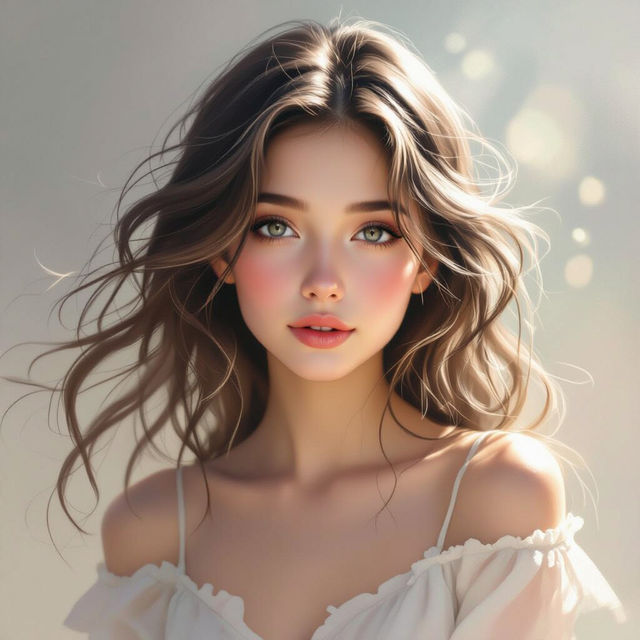 Pretty Girl Drawings - Created With AI gallery
