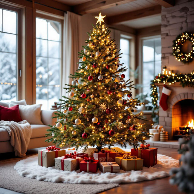 Pictures Of Decorated Christmas Trees gallery