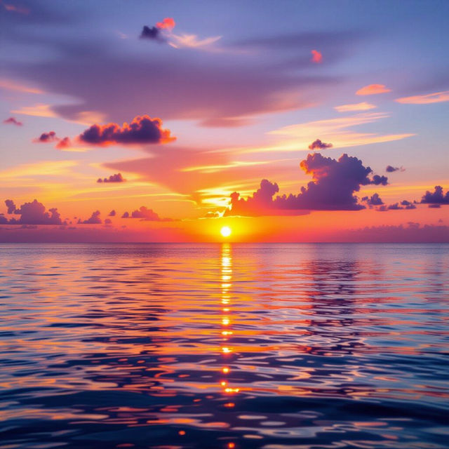 AI-Generated Sunset Photos gallery