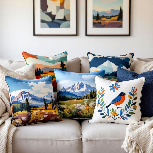 Custom Pillows With Pictures - Made With AI gallery