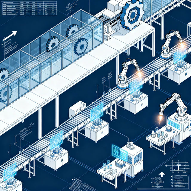 Factory Drawings - AI Generated gallery