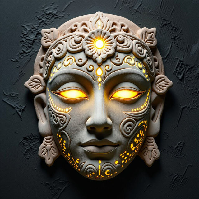 Clay Mask Art - Made With AI gallery