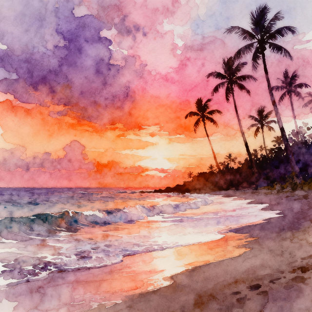Hawaii Drawings - AI Generated Art gallery