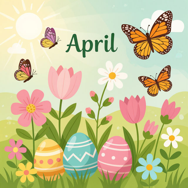 April Clip Art gallery