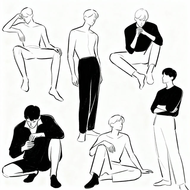 Easy Simple Human Drawings gallery