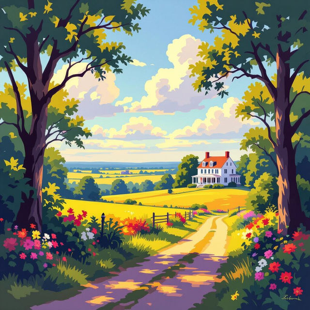 AI Art Inspired by the Biggs Museum of American Art gallery