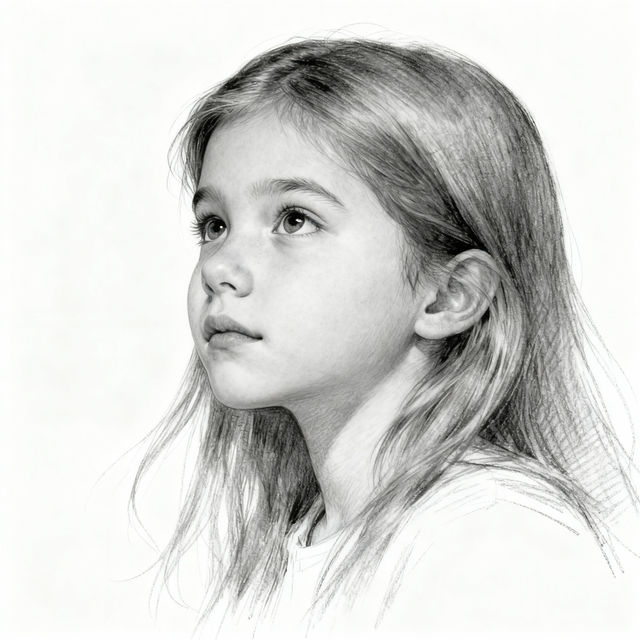 Girl Sketch Easy - AI Art gallery