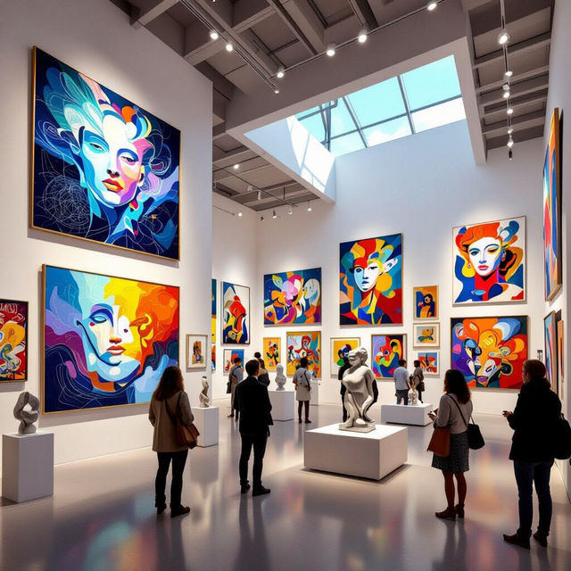 Boca Art Museum - AI Generated Art gallery