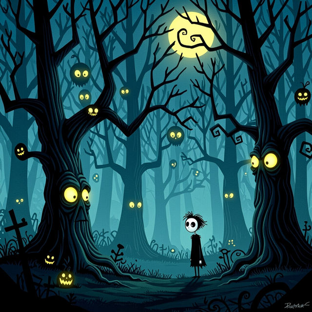 Tim Burton Art - Inspired Creations gallery