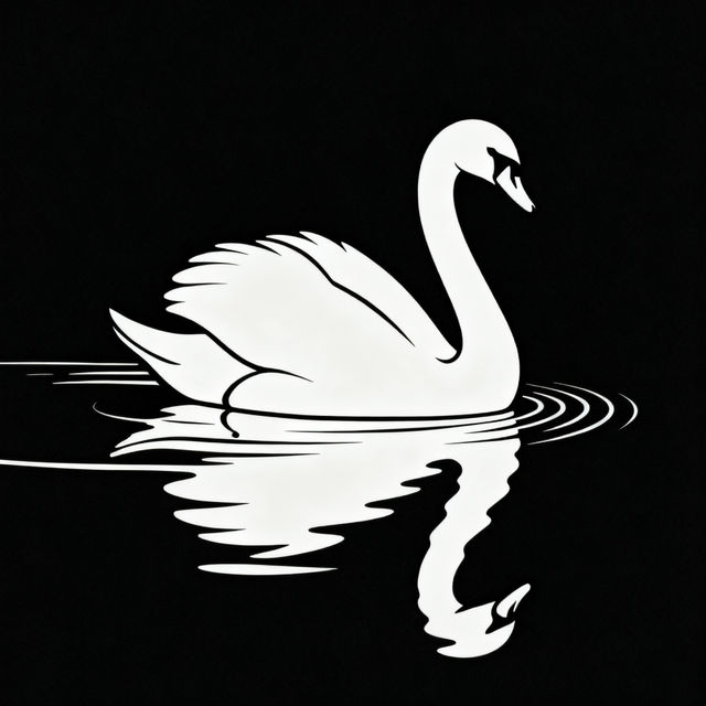 Easy Swan Drawings gallery