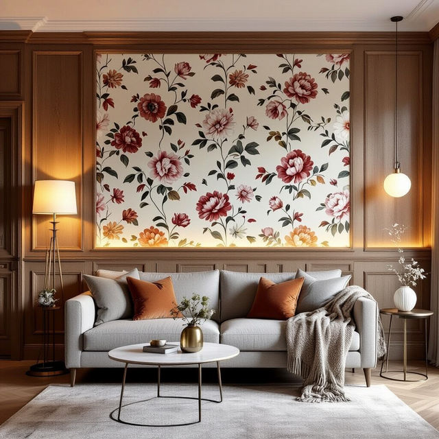 Wallpaper Over Paneling gallery