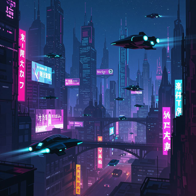 Aesthetic Night City Wallpapers gallery