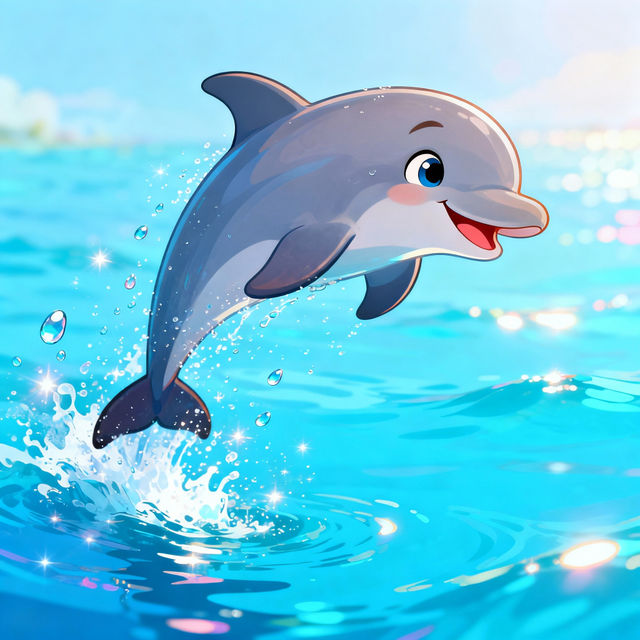 Cartoon Dolphin Drawings - Made With AI gallery