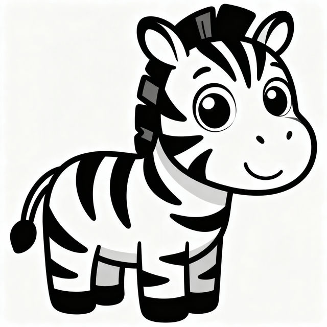 Zebra Drawings For Kids gallery
