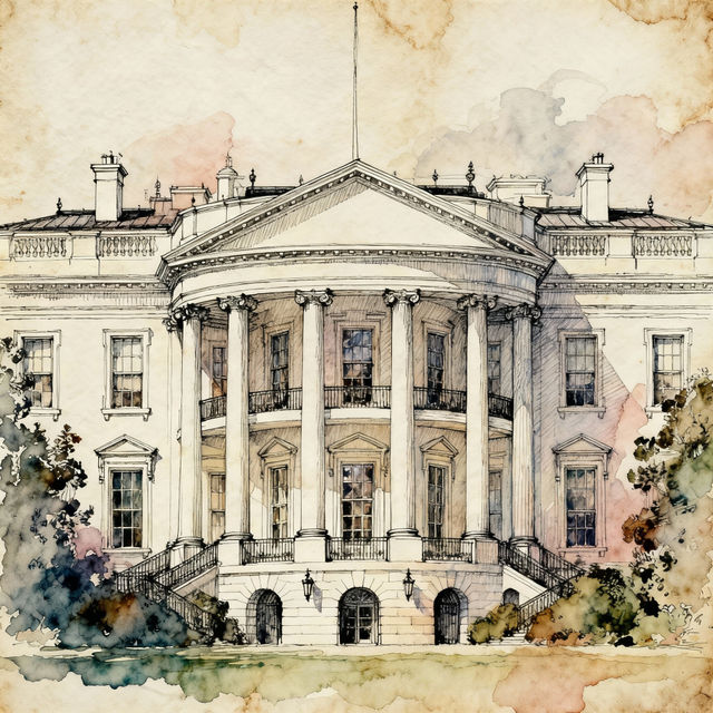 The White House Drawings - AI Generated Art gallery