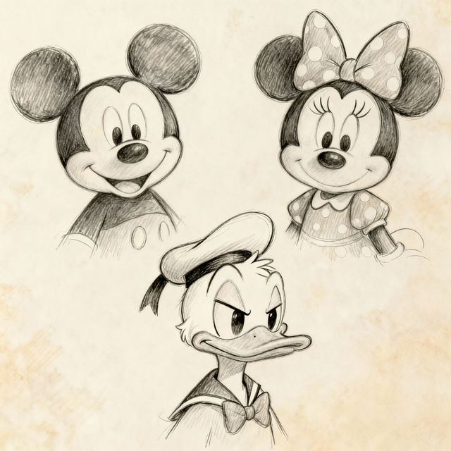 Easy Cute Disney Drawings gallery