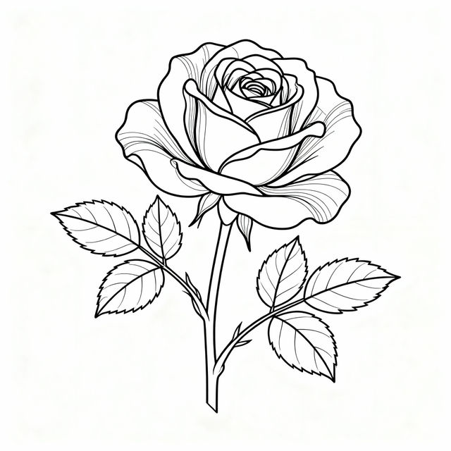 Line Drawings Of Flowers gallery