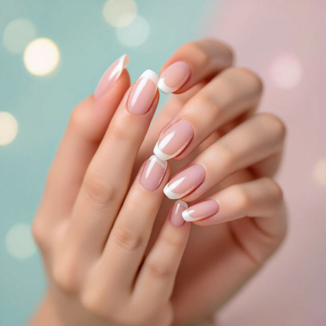 French Manicure Images gallery