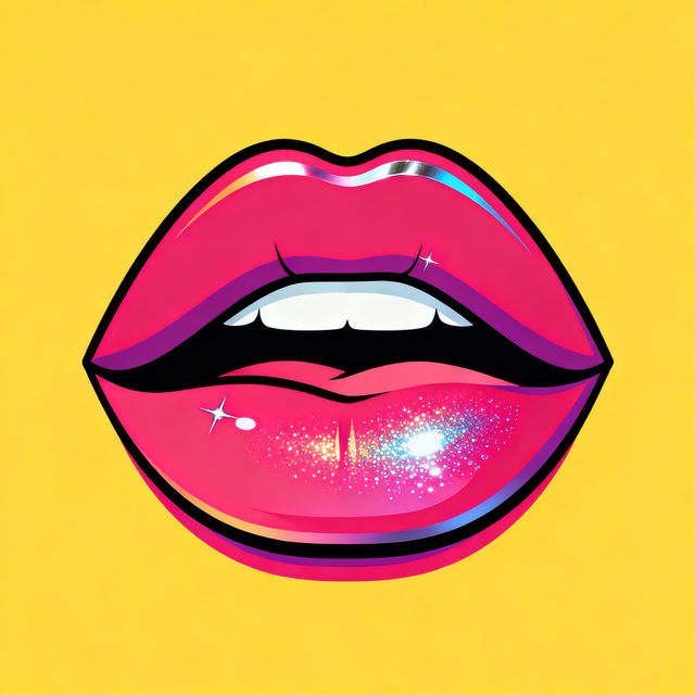 Kissy Lips Drawings - AI Generated Art gallery
