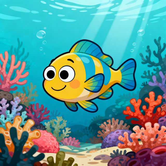 Fish Cartoon Drawings gallery