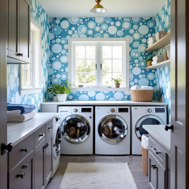 Wallpaper For Laundry Room gallery