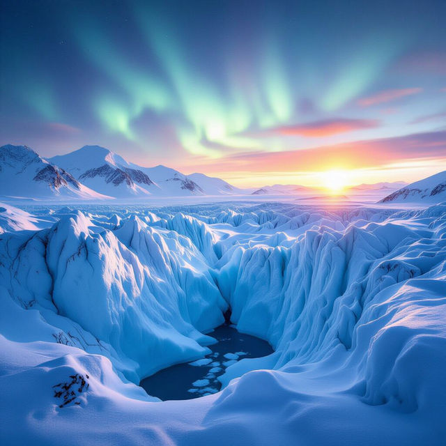 Glacier Pictures - AI Generated gallery