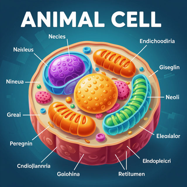 Animal Cell Pictures with Labels gallery