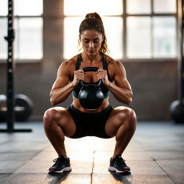 Goblet Squat Exercise Images gallery